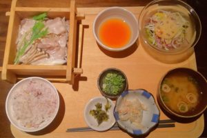 月寅 紙屋町店@広島市中区 ヘルシーなせいろ蒸しランチ